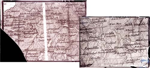 Detall d'un mapa